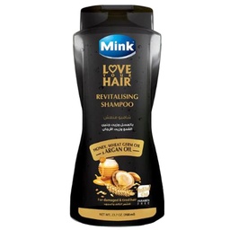 [منعش 62220145001145] مينك شامبو - Mink Shampoo (700ml, عسل&amp;جنين قمح, بدون)