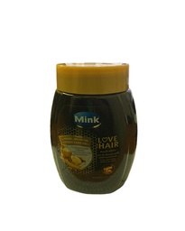 [6222014500381] مينك حمام كريم - Mink Hair mask (800ml, عسل, بدون)