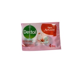 ديتول صابون عناية بالبشرة - Dettol Soap Skin Care 4Pcs (85g, عبوة اقتصادية)