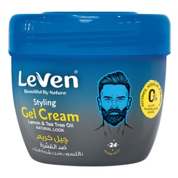 ليفين كريم جل ليمون&amp;شجرة الشاى - Leven Gel Cream Lemon&amp;Tea Tree (225ml)