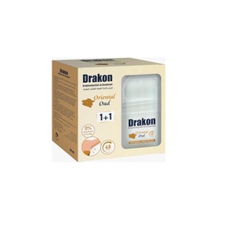 دراكون رول اون اورينتال عود - Drakon Roll On Oriental Oud 1+1 (50ml)