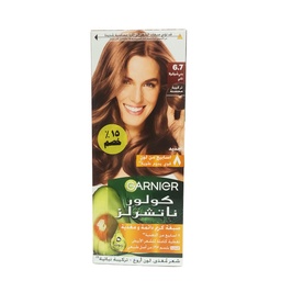 غارنية صبغة 7-6 بنى شوكولاتة نقى - Garnier Color 6-7 Pure Chocolate Brown Offer 15% (Brown pure chocolate 6-7)