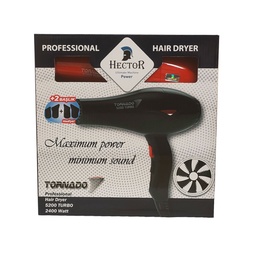 هيكتور تورنيدو 5200 تربو سشوار - Hector Tornado 5200 Turbo Hair Dryer (احمر)