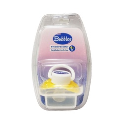 بابلز سكاته مشطوفة - Bubbles Beveled Soothers +6M