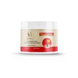مارولينا حمام كريم ضد تساقط - Marolina Hair Cream Mask Anti Hair Loss (400ml)