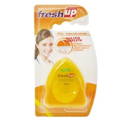[6927236610008] فريش اب خيط اسنان اصفر - Fresh Up Dental Floss Yellow (No:YX-01, 50m)