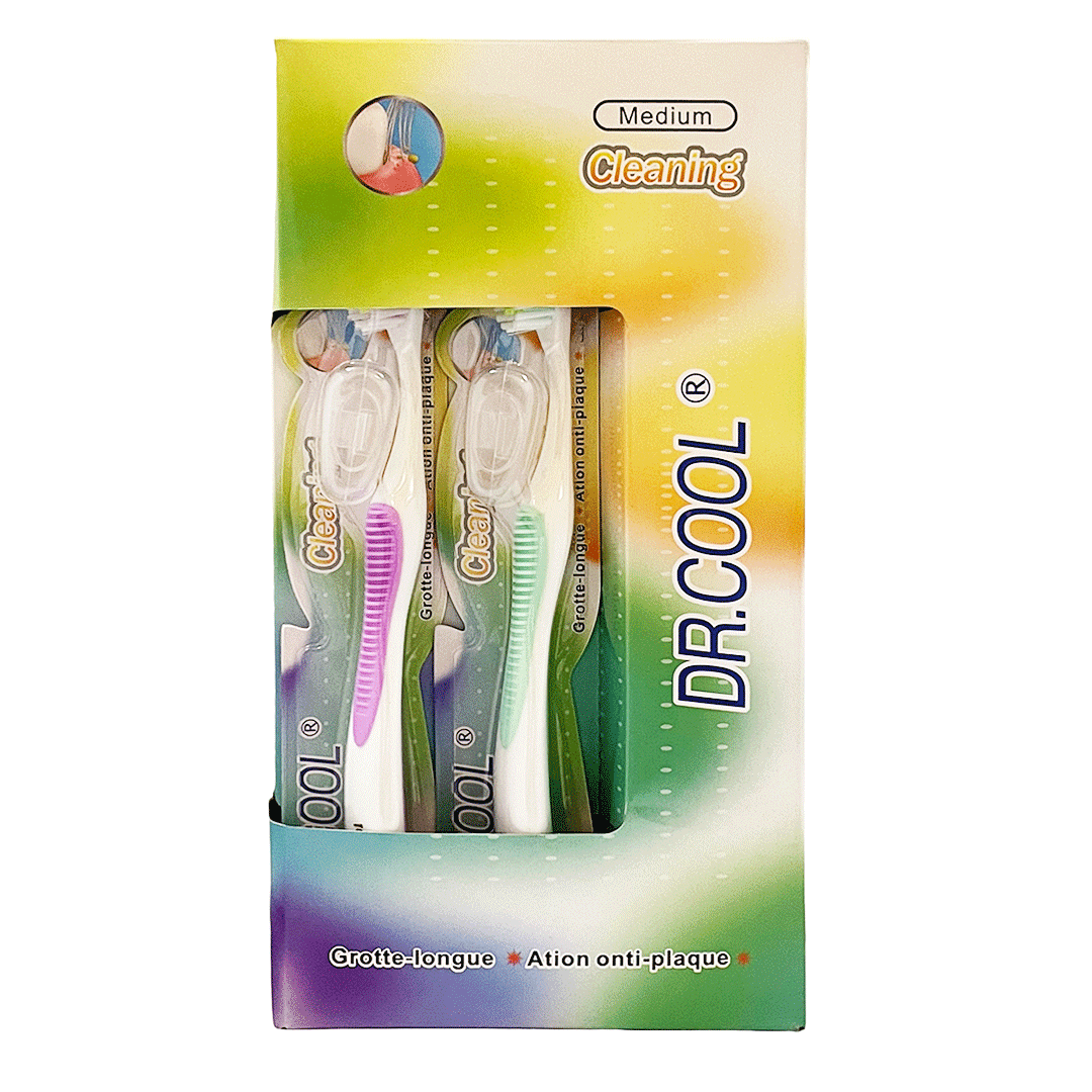 [6926597183947] دكتور كول فرشاة اسنان - Dr.Cool Tooth Brush Adult (No:P394, Med)