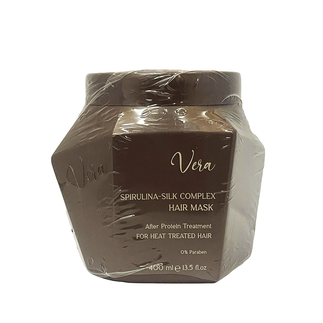 فيرا حمام كريم حرير سبيرولينا - Vera Hair Mask Spirulina Silk (400ml)