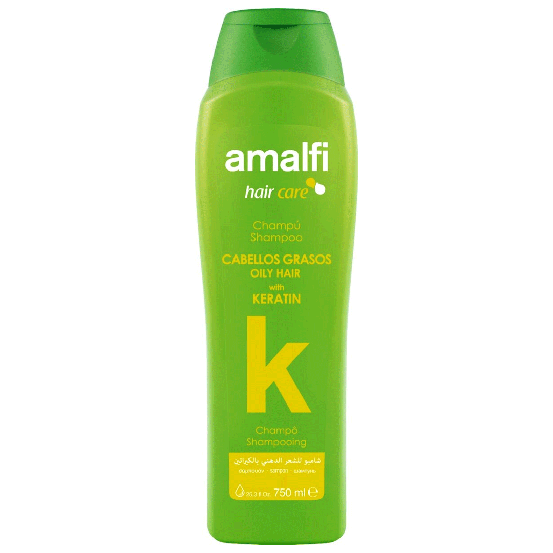 امالفى شامبو للشعر الدهنى كيراتين - Amalfi Shampoo Oily Hair Keratin (750ml)