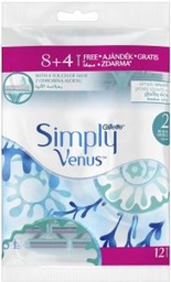 جيليت فينوس - Gillette Venus (Shaver, Simply, 8+4PC)