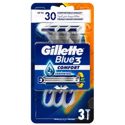 جيليت بلو 3 - Gillette Blue 3 (ماكنة, كومفورت, 3PC)