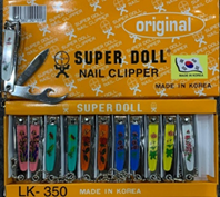 سوبر دول قصافة اظافر - Super Doll NAIL Clipper (علبة, No:LK-350)